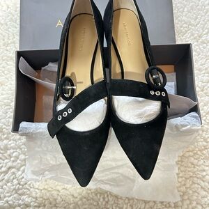 Ann Taylor Black Suede Women's Shoes